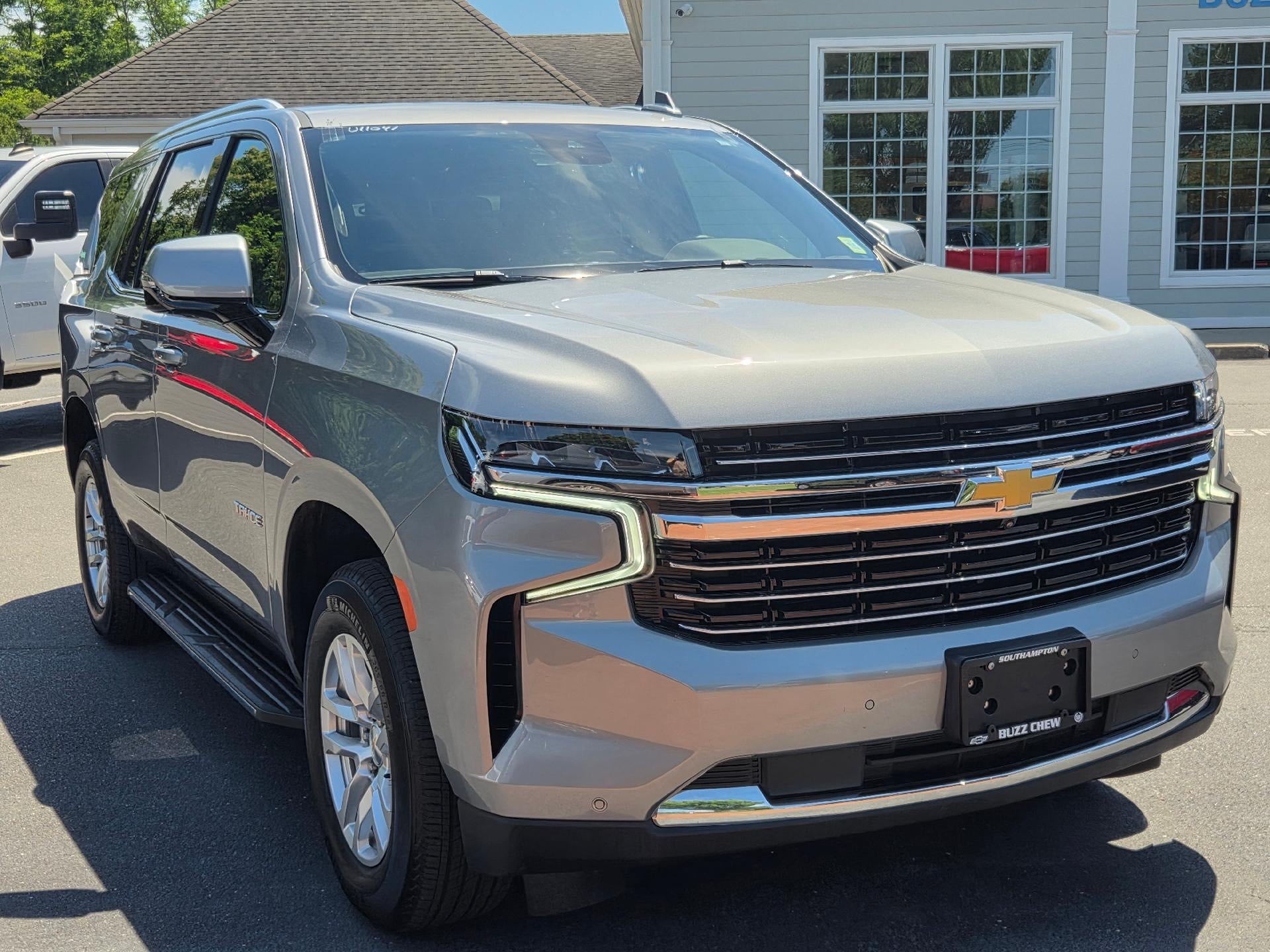 2023 Chevrolet Tahoe LT in Sterling Gray Metallic — front three-quarter view
